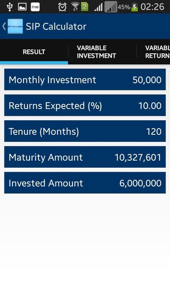 Imagen 1 para SIP Calculator