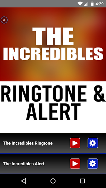Image 0 for The Incredibles Theme Rin…