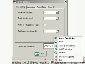 Image 0 for Eyes Relax