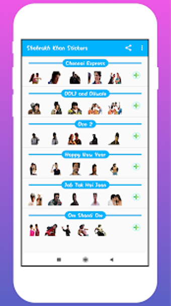 Imagen 3 para Shahrukh Khan Stickers