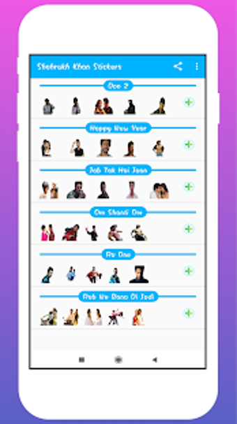 Imagen 2 para Shahrukh Khan Stickers