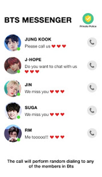 Imagen 2 para Bts Fake Call