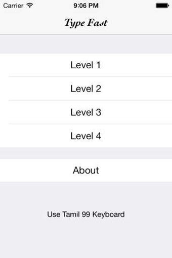 Imagen 0 para Type Fast (Tamil 99)