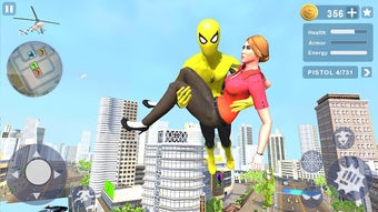 Imagen 2 para Flying Spider Rope Hero -…