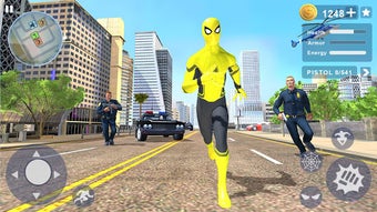 Imagen 1 para Flying Spider Rope Hero -…
