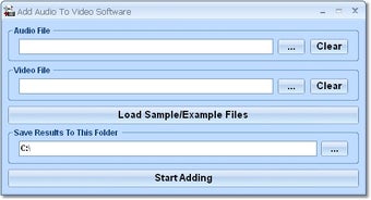 Imagen 0 para Add Audio To Video Softwa…