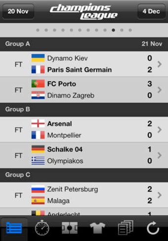 Image 0 for LiveScore Champions Leagu…