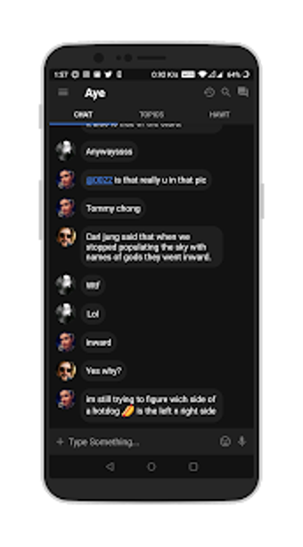Image 0 for Aye - Chat Rooms For Geek…