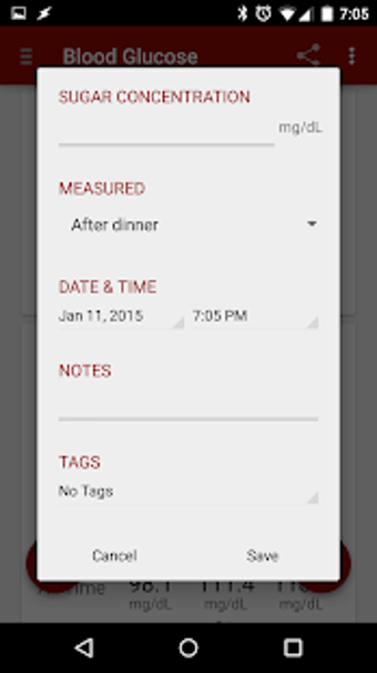 Imagen 0 para Blood Glucose Tracker