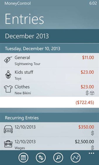 Imagen 2 para MoneyControl for Windows …