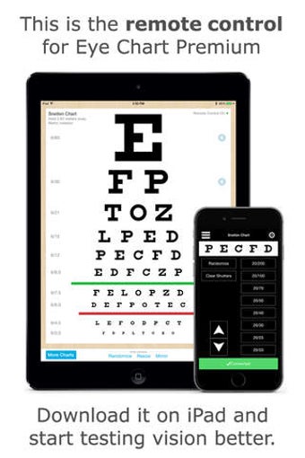Imagen 0 para Eye Chart Premium Remote …