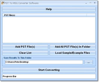 Image 0 for PST To MSG Converter Soft…
