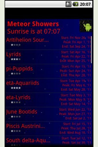 Image 3 for Meteor Shower Calendar