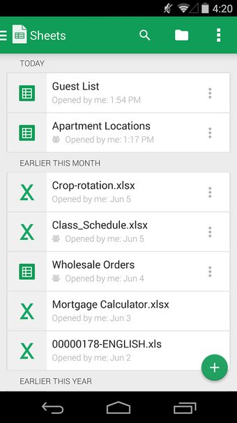 Image 0 for Google Sheets