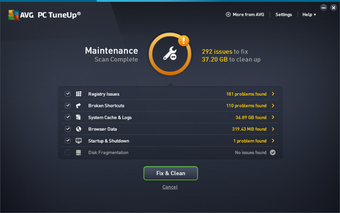 Imagen 10 para AVG PC TuneUp