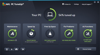 Imagen 1 para AVG PC TuneUp