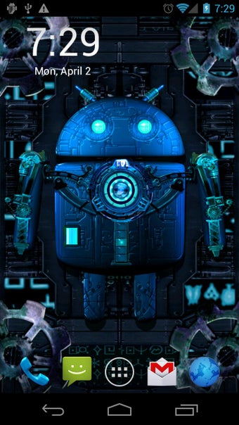 Imagen 1 para Steampunk Droid Live Wall…