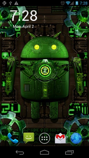 Imagen 2 para Steampunk Droid Live Wall…