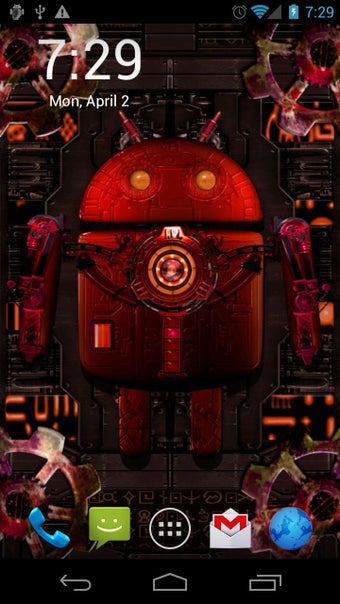Imagen 3 para Steampunk Droid Live Wall…