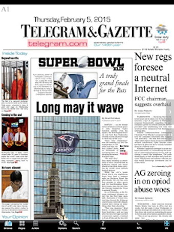 Image 0 for Worcester Telegram NIE
