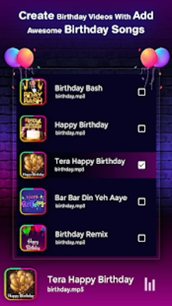 Image 1 for Birthday Video Maker - Bi…