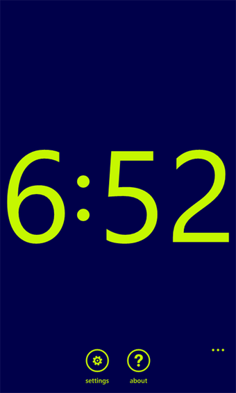 Imagen 1 para Full Screen Clock for Win…