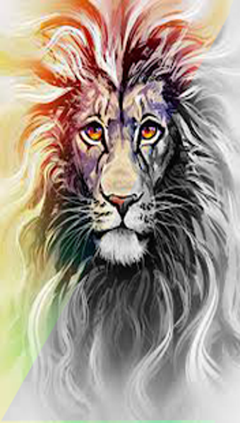 Imagen 1 para Scary Lion Color by Numbe…