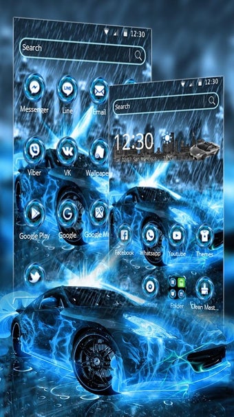 Image 2 for Blazing Neon Car Theme