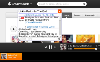 Imagen 3 para YouTube Lyrics For Intern…
