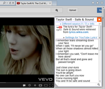 Imagen 1 para YouTube Lyrics For Intern…