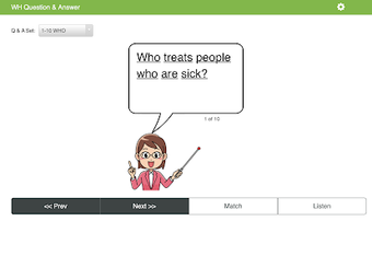 Image 3 for English - WH Question & A…