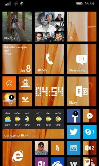 Imagen 1 para Analog Clock Tile for Win…