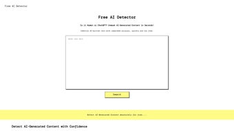 Imagen 0 para Free AI Detector