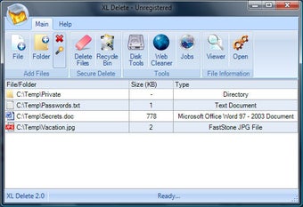 Imagen 0 para XL Delete