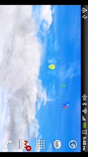 Imagen 1 para Blue Skies Live Wallpaper
