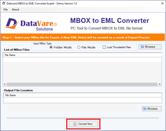 Imagen 0 para DataVare MBOX to EML Conv…