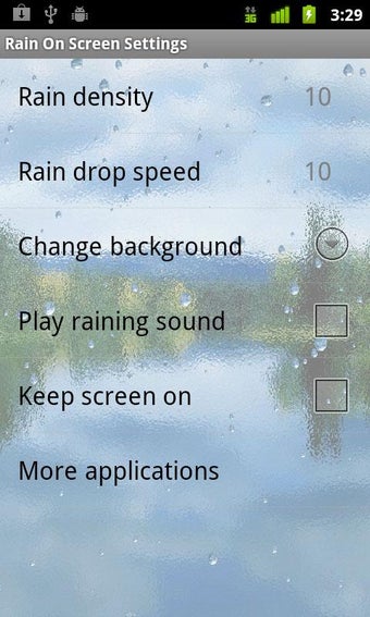 Imagen 1 para Rain On Screen (free)