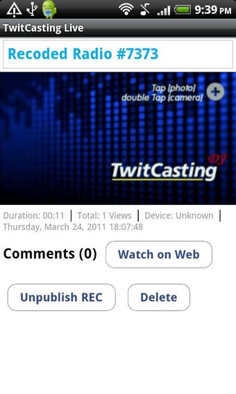 Imagen 1 para TwitCasting Live