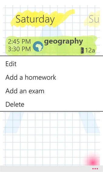 Image 0 for School Timetable for Wind…