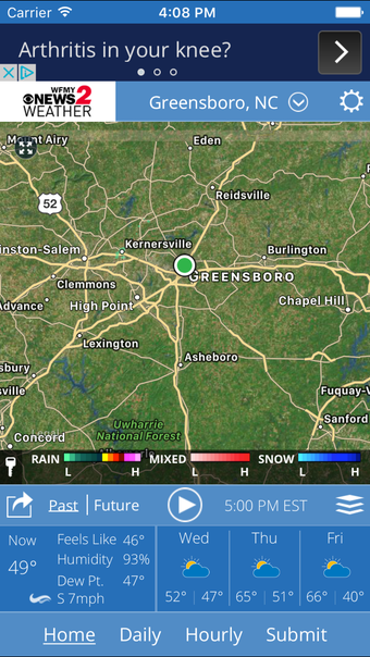 Image 0 for WFMY Radar