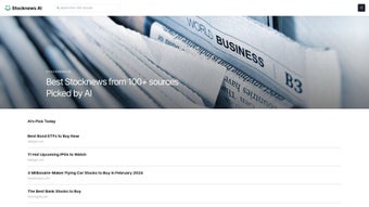 Image 0 for Stocknews AI
