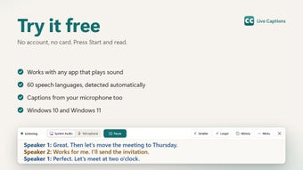 Imagen 0 para Live Captions & Transcrib…