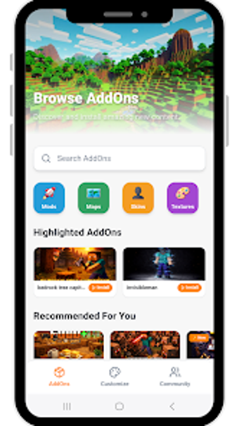 Imagen 0 para Browse AddOns for MCPE