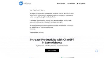 Imagen 0 para Websheet AI