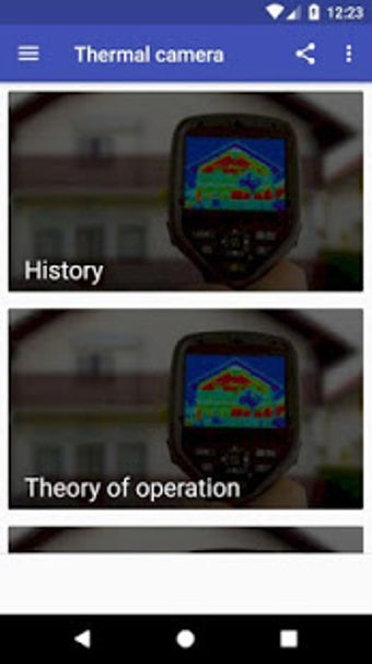 Image 1 for Thermal camera History IR