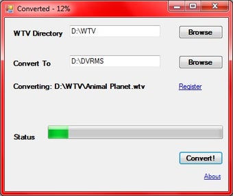 Image 0 for Convert WTV
