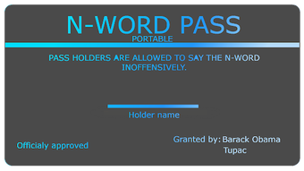 Imagen 2 para N-Word Pass [PORTABLE]