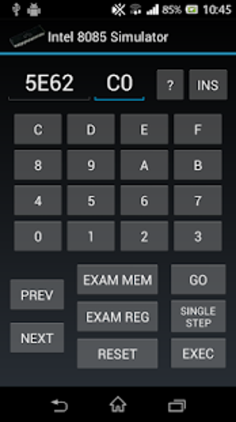 Imagen 2 para Intel 8085 Simulator