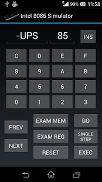 Imagen 0 para Intel 8085 Simulator