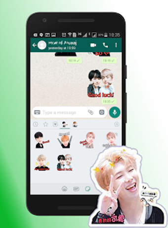 Imagen 1 para BTS Stickers for Whatsapp